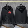 Moletom Chrome Hearts Novo 2025 Transfronteiriço com Design de Cruz, Casaco com Zíper Unissex Casual de Caimento Solto