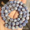 Cast Ming comércio fosco azul grão pedra Green Dot Tiger Eye contas de pedra Amazon contas redondas acessórios pulseira colar jóias
