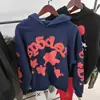 Modelo Nuevo 2026 en Stock Venta Caliente en Amazon Original Sp5Der Sudadera de Peso Pesado 450g con Telaraña para Hombre con Forro de Felpa