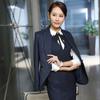 Procesamiento de ropa de negocios para hombres y mujeres traje de mujer traje manga larga slim salón de belleza ropa de trabajo para mujer al por mayor banco versión coreana