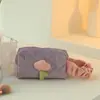 Bolsa de Cosméticos de Pana, Neceser Lindo y Elegante con Flores de Tulipan, Bolsa de Cosméticos Portátil de Gran Capacidad para Salidas