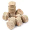Rollo de Lino, Material de Yute, Cinta de Lino, Caminos de Mesa de Fibra Vegetal, Decoración para Respaldo de Silla, Tejido a Mano