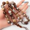 Pulsera Subha/Subhah con 33 Cuentas, 14*14mm, Cuentas de Oración de Oriente Medio, Fábrica de Pulseras de Cuentas de Oración de Arabia Saudita