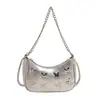 Bolsa de Design Casual de Nicho para Mulheres Verão 2025 Bolsa de Ombro Borboleta para Axila Nova Versátil Bolsa Tote de Grande Capacidade