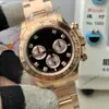 Relógio Masculino Rolex Série Daytona 40mm Mecânico Totalmente Automático com Pulseira de Aço Dourado, Fornecimento de Fabricante de Comércio Exterior Transfronteiriço