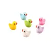 Pato Luminous de Resina DIY Criativo Acessórios de Patinho Amarelo Mini Ornatos Criativos para Micro-Paisagismo de Carro