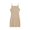 Falda Sexy de Tirantes para Mujer 2025 Estilo Lujuria Pura Falda Interior Ajustada que Abraza las Caderas Vestido de Hombro Estrecho con Falda Corta Interior