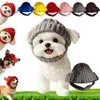 Sombrero a prueba de viento, popular, cálido, de gran venta para otoño e invierno, accesorio para la cabeza de Bulldog Francés, sombrero de perro tejido de nuevo estilo transfronterizo para mascotas para Halloween