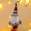 Novo tecido colorido transfronteiriço de espuma tridimensional pequeno pingente decorações de natal enfeites de árvore de natal presentes de natal