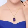 Huitan Europeu e Americano Comércio Exterior Elegante Colar Oval Ovo de Ganso de Alta Classe Exquisite Acessórios Atmosférico Alta Qualidade Colar Feminino