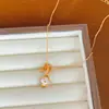 Collar de Flor de Trébol con Chapado Galvánico de Oro Real de 18 Quilates y Nácar, Cadena para Clavícula de Lujo Ligero y Nicho de Gama Alta, Exquisita Joyería para el Cuello para Mujeres