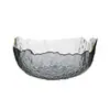 Bol de Cristal Transparente Japonés para el Hogar Espesor Grueso Tamaño Grande Bol para Frutas Bol para Ensalada de Verduras Bol de Cocina