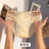 Deseo Puro Encaje Francés Translúcido Panties con Lazo Ropa Interior para Mujer de Alta Elasticidad a Cuadros Sexy Entrepierna de Algodón Puro Calzones para Mujer