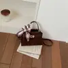 Bolso Kelly de Bloques de Color Retro de Nicho para Mujer, Nuevo Modelo 2026, Elegante Bolso de Hombro y Cruzado, Bolso de Mano Exquisito Versátil, Bolso Cuadrado Pequeño