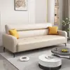 Sofá de tela para apartamentos pequeños y casas de alquiler, moderno y simple, adecuado para sala de estar y dormitorio, nuevo sofá cama plegable multifuncional de doble uso