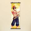 Dibujo animado anime One Piece Personaje dorado Luffy Sauron superventas pintura colgante habitación dormitorio pintura colgante recomendación exposición cómic