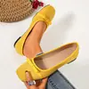 Zapatos de vestir cuadrados retro franceses nuevos transfronterizos para mujer, zapatos planos con lazo de terciopelo, elegantes, versátiles, talla grande, comercio exterior para mujer