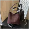 Bolso de Hombro Retro de Gamuza Transfronterizo Simple para Mujer Otoño Temprano 2025 Simple Casual Versátil para el Trabajo