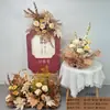 Flores Artificiales para Bodas, Arreglos para Cumpleaños de un Año, Adornos Florales para Compromisos, Arreglos de Piso para Bodas, Flores Artificiales, Flores Decorativas de Bienvenida, Caminos de Flores
