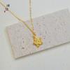 Loja de ouro com padrão de martelo de diamante de ouro de areia pingente de estrela de cinco pontas acessórios DIY colar corrente de clavícula nicho de luxo leve de alta qualidade