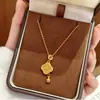 Collar de cordón de cera Ruyi Fu lock de hielo picado para mujer, nuevo diseño estilo chino, nicho 2026, nueva cadena para suéter, venta al por mayor