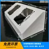 Caixa de tomada de laboratório para mesa caixa inferior de plástico caixa de fios triangular de ilha chanfrada