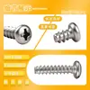 Tornillos Autorroscantes de Acero Inoxidable 304, Cabeza Redonda Phillips Pb, Cola Plana, Tornillos Autorroscantes de Cabeza de Lenteja Phillips, Venta al por Mayor Personalizada