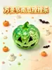 Cabeça de Abóbora de Halloween Transfronteiriça Novo Squishy Maltose Brinquedo para Alívio de Estresse com Pó de Glitter Brinquedo Criativo de Descompressão Atacado