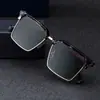 Óculos de Sol de Moda Europeia e Americana de Meio Aro Novos para Homens 2026, Óculos de Sol Retro para Proteção Solar ao Ar Livre e Dirigir para Homens, Transfronteiriços