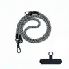 Goma para cordón de teléfono móvil de 10 mm de grosor, cuerda ajustable en diagonal, clip para teléfono móvil, cordón anti-pérdida, cordón para cuello
