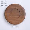 Base Antiescaldado para Taza, Soporte de Madera Aislado para Taza de Té, Base para Taza Multiestilo de Madera de Haya, Base Aislada para Plato de Cena de Madera de Nogal