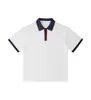 Camisa polo de verano con solapa, peso pesado 240G, algodón perlado, cuello de contraste, manga corta, para hombre, japonesa, fresca, simple, casual, manga media