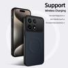 Adecuado para Xiaomi 15Ultra Funda Magnética para Teléfono Redmi A5 con Patrón Simple de Fibra de Carbono para Negocios Pocof7Pro Anticaída