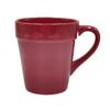 Taza de cerámica de boca ancha informal y creativa de 11 oz, taza roja impresa con logotipo, taza de café, regalo navideño, taza personalizable