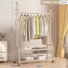 Estante Secador de Ropa Grueso para Interiores, Colgador de Ropa, Perchero para Dormitorio, Estante de Almacenamiento