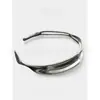 Pulsera Personalizada Estilo Chino Retro, Ajustable y Elegante, Pulsera Abierta Lisa, Elegante y Personalizada, Simple y de Nicho para Mujeres