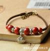 Joyería de Cerámica Jingdezhen Joyería de Moda Pulsera para Mujer Pulsera de Estilo Étnico Tejida Ajustable
