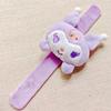 Pulseira Snap Circle de Pelúcia Desenho Animado Infantil Fofa Sanrio para Namorada Animal de Pelúcia Bate-bate Círculo Criativo Japonês e Coreano Presente
