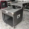 Gabinete de Amplificador 8U16U Caixa de Som Mixer Projetor Tampa Superior Hidráulica Rack Uso em Palco Maleta de Voo