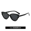 Novos Óculos de Sol Femininos Modernos Versáteis em Estoque com Proteção UV, Óculos de Sol Polarizados Cat-Eye Uv400 Tr