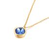 AliExpress suministro collar simple de circón cuadrado popular coreano para mujer multicolor opcional suministro de fábrica