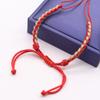 Accesorios de estilo étnico, piezas con mango GEM, hilo de algodón, cuerda de mano, estilo nacional, bobina, color a juego, material, pulsera tejida a mano