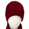 Conjunto de Tres Piezas de Sombrero 100% Lana Pura, Gorro de Punto de Color Sólido Otoño e Invierno para Hombres y Mujeres, Gorro de Invierno Cálido (Compra Única de Sombrero)