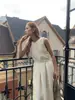 [Oferta Especial, Sin Devoluciones ni Cambios] Precio Original 186, Vestido sin Mangas con Lazos Simple y Elegante para Mujer, Verano 258729