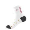Calcetines Casuales para Hombre, Cómodos y Transpirables, Absorbentes de Sudor, Resistentes al Desgaste, Resistentes a Olores, Calcetines Deportivos de Media Pantorrilla con Diseño de Letras, Versátiles y Antibacterianos