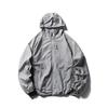 Costura Camuflada Fina com Capuz Roupas Protetoras do Sol Masculino Montanhismo Esportes ao Ar Livre Design Refletivo Senso Casual Jaqueta Tendência