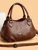 Bolso de mano grande versátil transfronterizo para mujer, nuevo y moderno 2026, bolso para mamá de dama, de un solo hombro, cruzado, bolso de cuero suave