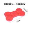 Tapete Alimentador Lento de Silicone para Pets, Tapete de Lamber para Cachorros, Tipo Ventosa, Antiderramamento, Antiderrapante, Tigela Anti-Engasgo, Tapete Universal para Gatos e Cachorros, Alimentação Lenta