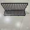 Guarda-corpo de plástico supermercado loja de frutas cerca de frutas e vegetais prateleira espessada divisória de prateleira placa divisória espessada preta cabeceira