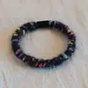 Cuerda de pelo de lana colorida estilo coreano, diadema elástica alta colorida, accesorios para el cabello, banda de goma, hebilla plana para mujer, accesorios para el cabello DIY, cuerda para el pelo